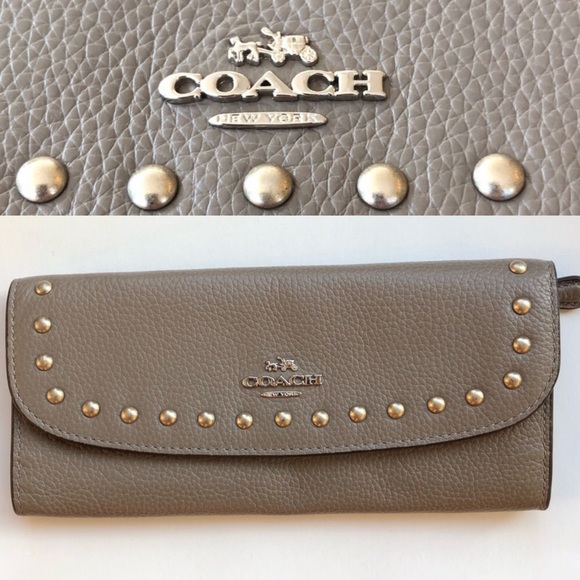 Coach Handbags - Authentic coach wallet with studs
